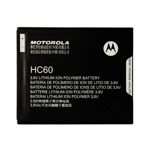 Motorola - Hc60 - Polymer Moto C Plus Xt1721, Xt1723, Xt1724, Xt1725, Xt1726 - 4000mah - Lithium-Ion-Polymerbatteri - Batteri