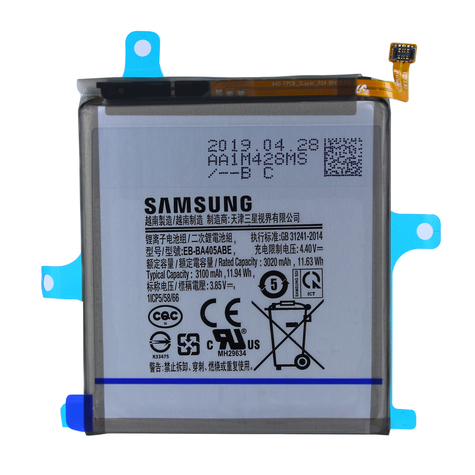 Samsung - Eb-Ba405abe Batteri - Samsung A405f Galaxy A40 (2019) - 3020mah - Li-Ion - Batteri - Batteri - Batteri