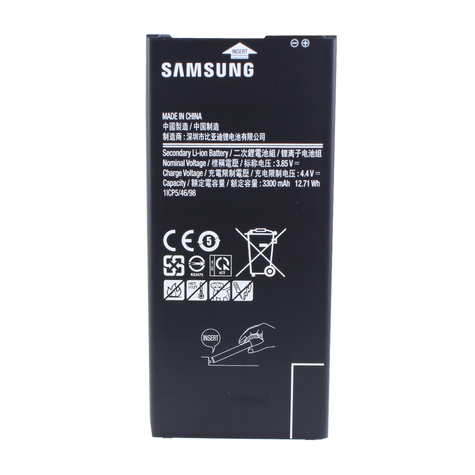 Samsung - Eb-Bg610abe - Samsung J610f Galaxy J6+ (2018), J415f Galaxy J4+ (2018) - 3300mah - Li-Ion-Batteri - Batteri