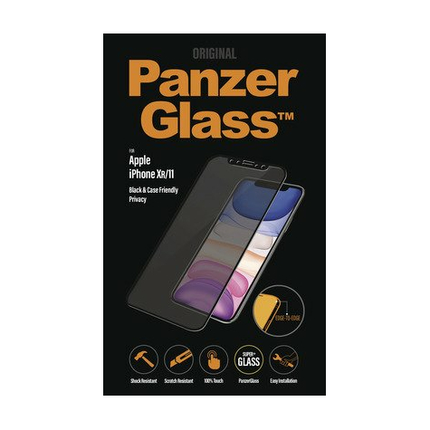 Panzerglass Apple Iphone Xr/Iphone 11 Etui Friendly Edge-To-Edge, Sort