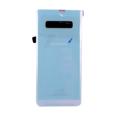 Samsung - Gh82-18452f - G970f Galaxy S10e - Hvid - Batteridæksel Bagpå Bagdelen Af Batteridækslet