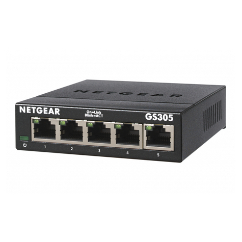 Netgear Gs305-300pes 5-Ports Switch, Metalhus