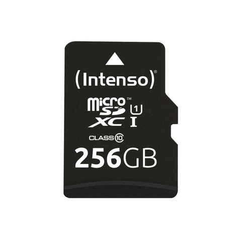 Intenso Micro Secure Digital Card Micro Sd Class 10 Uhs-I, 256 Gb Hukommelseskort