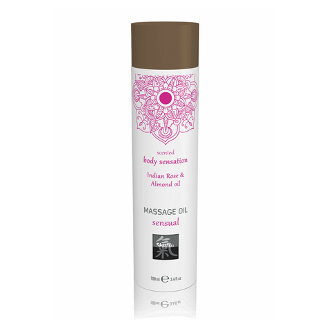 Massage Oil Sensual Indian Rose And Almond