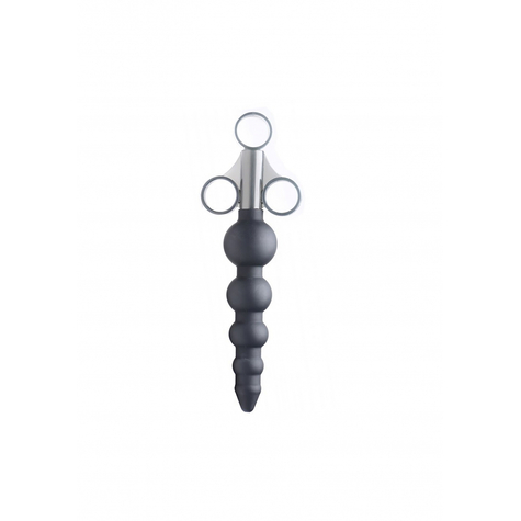 Silicone Lube Applicator With Graduated Beads