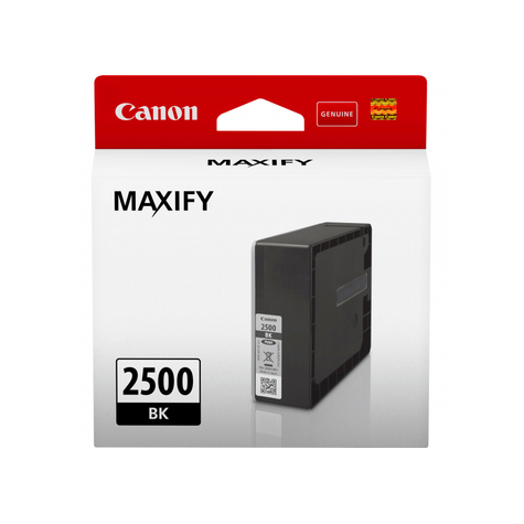 Canon Pgi-2500bk - Original - Pigmentbaseret Blæk - Sort - Canon - Maxify Mb5350 Maxify Mb5150 Maxify Mb5150 Maxify Mb5455 Maxify Mb5450 Maxify Mb5050 Maxify Mb5155 Maxify Ib4050... 29,1 Ml