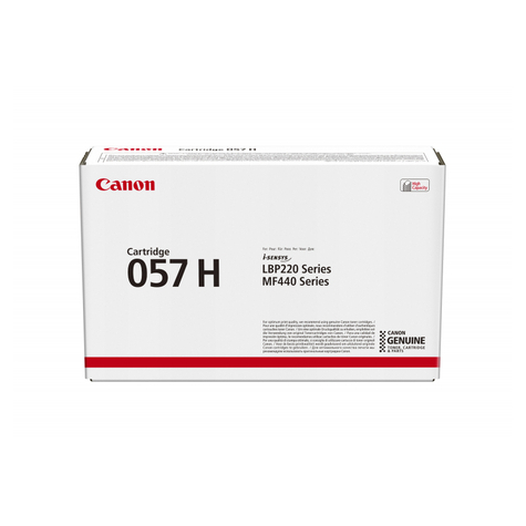 Canon I-Sensys 057h - 10000 Sider - Sort - 1 Enhed(Er)