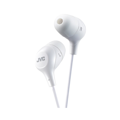 Jvc Ha-Fx38-W-E - Hovedtelefoner - In Ear - Hvid - Med Ledning - 1 M - Guld