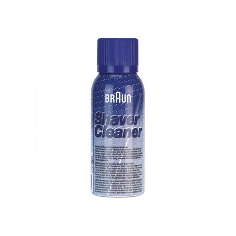 Braun Shaver Cleaner - Rengøringsspray Til Barbermaskine