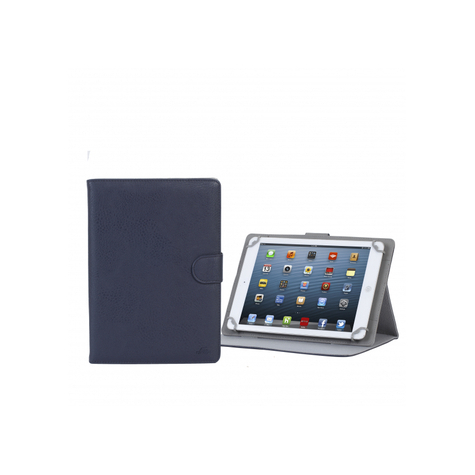 Rivacase 3017 - Folio - Universal - Apple Ipad Air - Samsung Galaxy Tab 3 10.1 - Galaxy Note 10.1 - Acer Iconia Tab 10.1 - Asus... - 25,6 Cm (10,1 Tommer) - 367 G - Blå