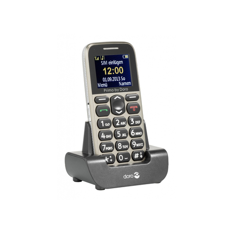 Doro Primo 215 - Bar - Single Sim - 4,32 Cm (1,7 Tommer) - Bluetooth - 1000 Mah - Beige