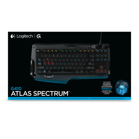 Logitech Gaming G410 Atlas Spectrum - Tastatur - Usb