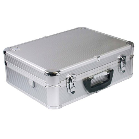dörr silver 30 - dokumentmappe/klassisk kuffert - sølv - aluminium - 270 mm - 340 mm - 145 mm