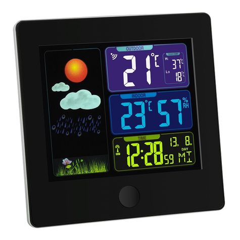 Tfa Sun - Sort - Indendørs Hygrometer - Indendørs Termometer - Udendørs Termometer - Termometer - 20 - 95% - 0 - 50 °C - 32 - 122 °F