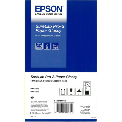 Epson Surelab Pro-S Papir Glossy Bp 5x65 2 Ruller