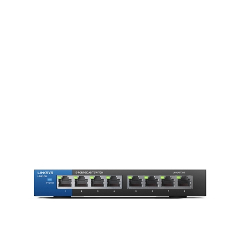 Linksys Lgs108 - Ikke Administreret - Gigabit Ethernet (10/100/1000)