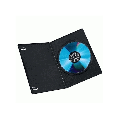 Hama Dvd Slim Box 10 - Sort - 1 Diske - Sort