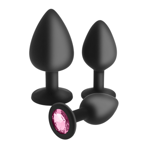 Crystal Butt Plugs Collection Black