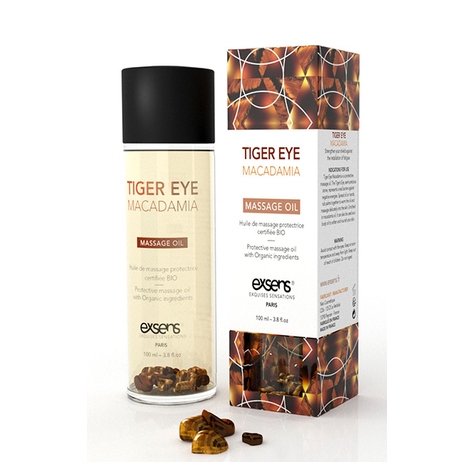 Beskyttende Tiger Eye Macadamia Massage Oil