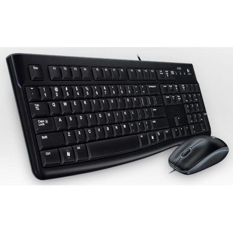 Logitech Desktop Mk120 - Tastatur- Og Musesæt - Usb