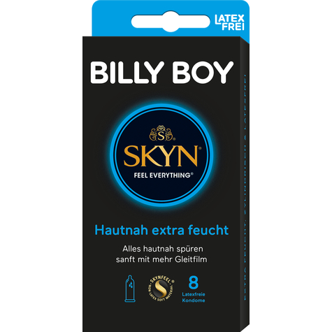 Billy Boy Skyn Skin Close Extra Moist 8pcs Sb Pack.