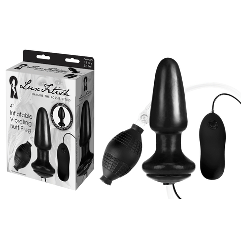 Lux Fetish 4 Inflatable Vibrating Butt Plug