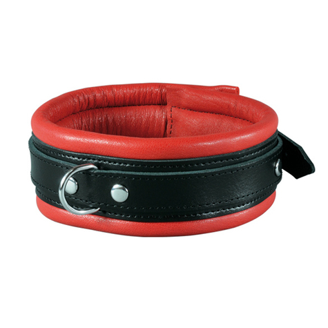 Xx-Dreamstoys Leather Collar Red/Black