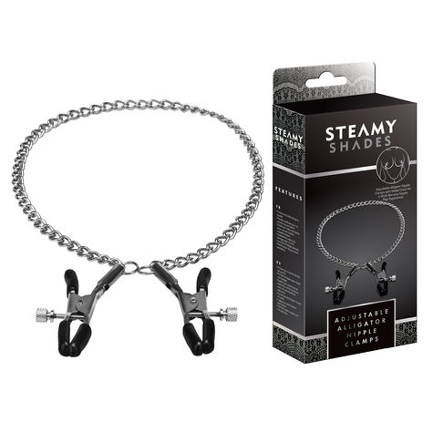 Steamy Shades Justerbare Alligator Nipple Clamps