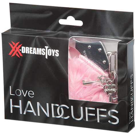 Xx-Dreamstoys Love Handcuffs With Plush Pink