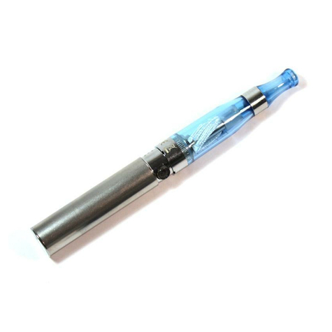 Ttzig E-Cigaret Proset Clearomizer Starter Kit (Blå + Chrome Håndtag)