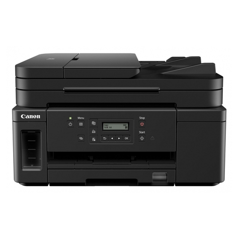 Canon Pixma Gm4050 Monokrom Inkjet Multifunktionsprinter A4-Printer, Scanner, Kopimaskine Lan, Wlan -- Sort/Hvid Inkjetprinter - Scanner