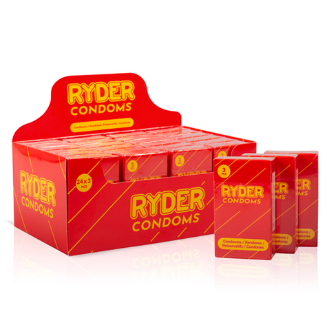 Ryder Condooms - 24 X 3 Stk.