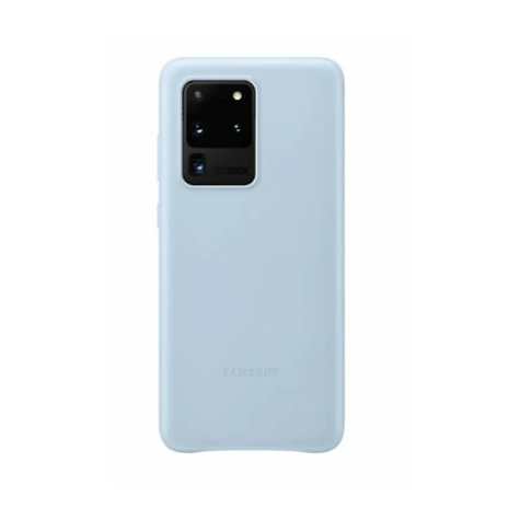 Samsung Ef Vg988llegeu Læder Hle Galaxy S20ultra Protectionhle Cover Case Sky Blue