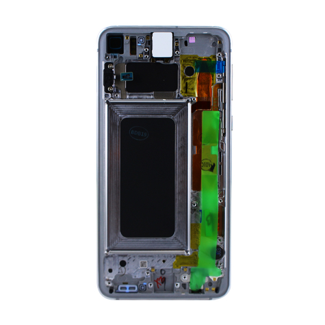 Samsung Gh82 18852b Lcd Komplet Sæt Galaxy S10e Hvid Touchscreen Skærm