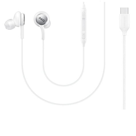 Samsung Original Akg In Ear Type C Headset / Hovedtelefoner Hvid