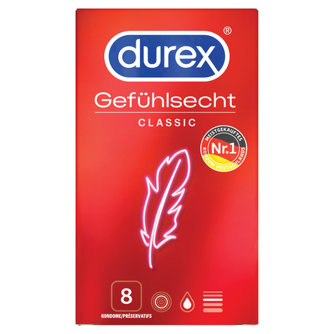 Durex Sensual Classic 8 Stk.