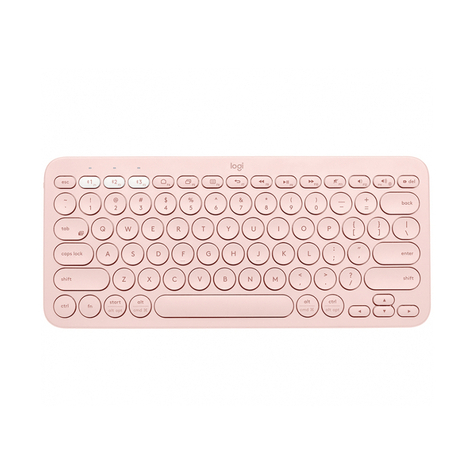 Logitech-Tastatur K380 Multi-Device Bluetooth, Rose