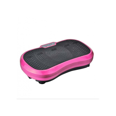 Fitness Body Power Max Vibrationsplade 67cm (Pink)