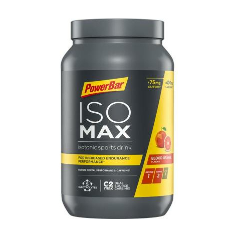 Powerbar Isomax Sportgetrk, 1200 G Dåse, Blodappelsin Med Koffein