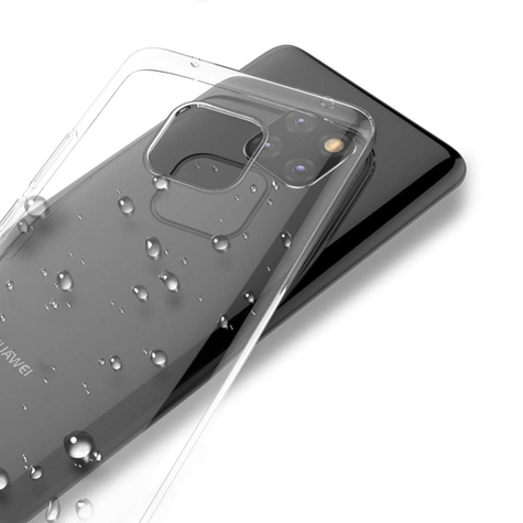 Huawei Fleksibel Klar Sag Mate 20 Gennemsigtig Beskyttende Cover