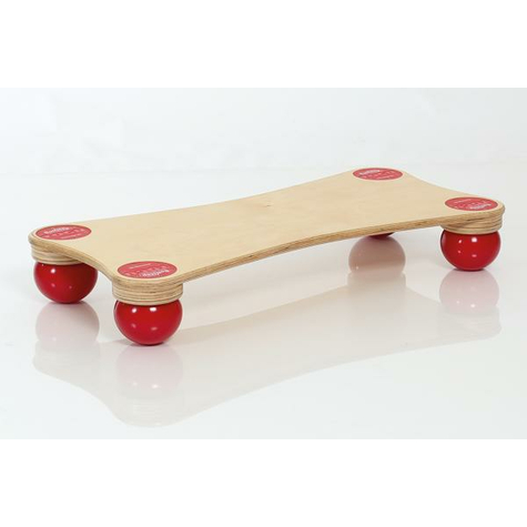 Togu Balanza Ballstep Group, Wood Color With Red