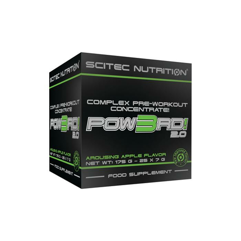 Scitec Nutrition Pow3rd 2.0, 25 X 7 G Poser