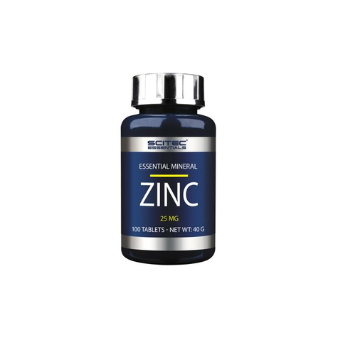 Scitec Essentials Zinc, 100 Tabletter Dosis