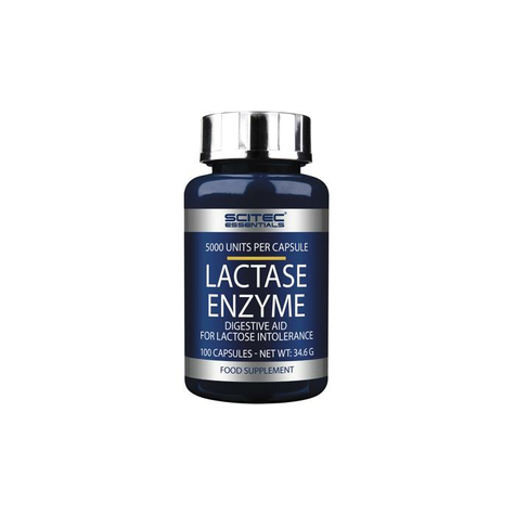 Scitec Essentials Laktase Enzym, 100 Kapsler Dosis