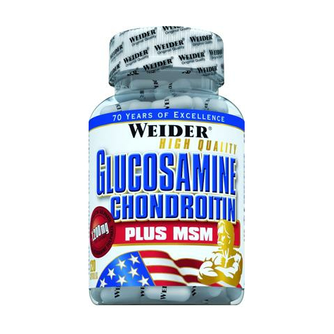joe weider glucosamin & chondroitin + msm, 120 kapsler