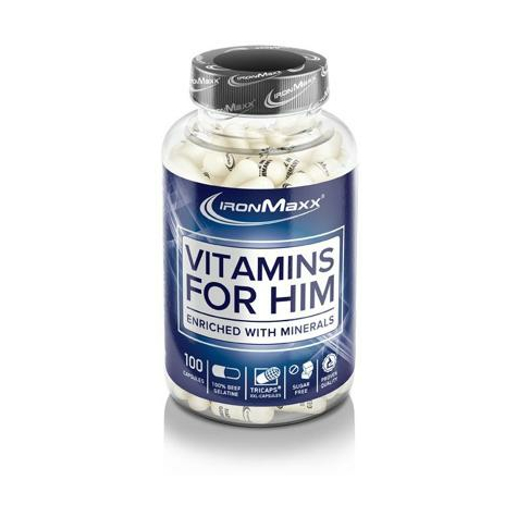 Ironmaxx Vitaminer Til Ham, 100 Tricaps Dosis
