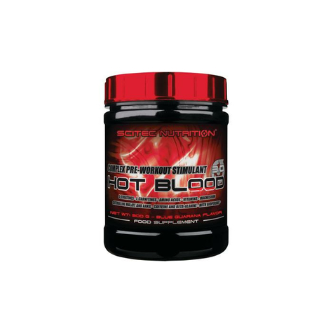 Scitec Nutrition Hot Blood 3.0, 300 G Dosis
