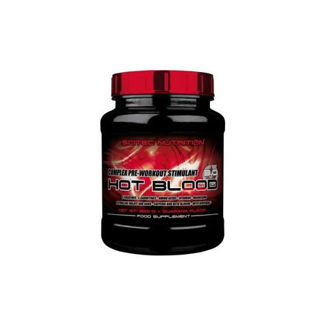 Scitec Nutrition Hot Blood 3.0, 820 G Dosis