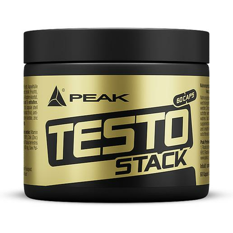 Peak Performance Testo Stack, 60 Kapsler Dosis