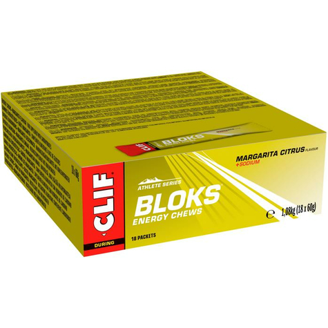 Clif Bloks Energy Chews Chewy Slik, 18 X 60 G Pose